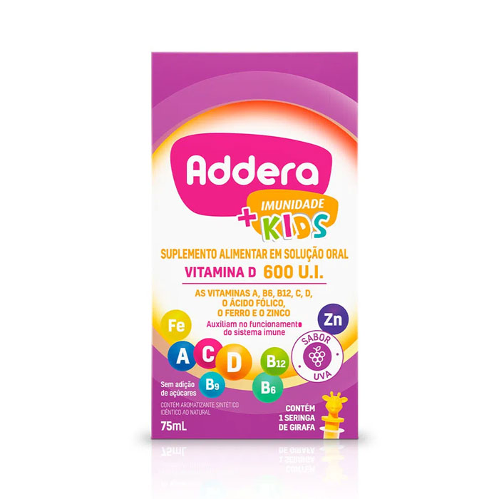 Vitamina D Addera + Imunidade Kids 75ml