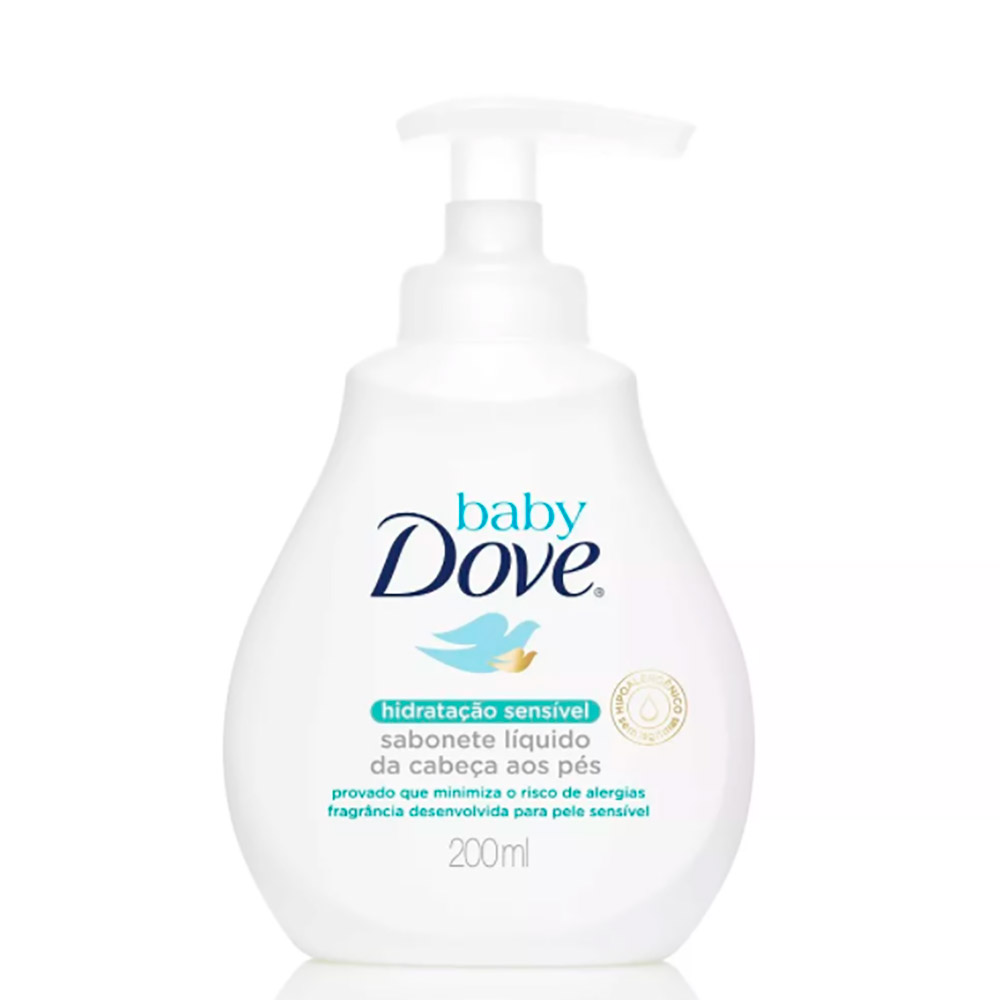 Sabonete Liquido Baby Hidrataçao Sensível Dove 200ml