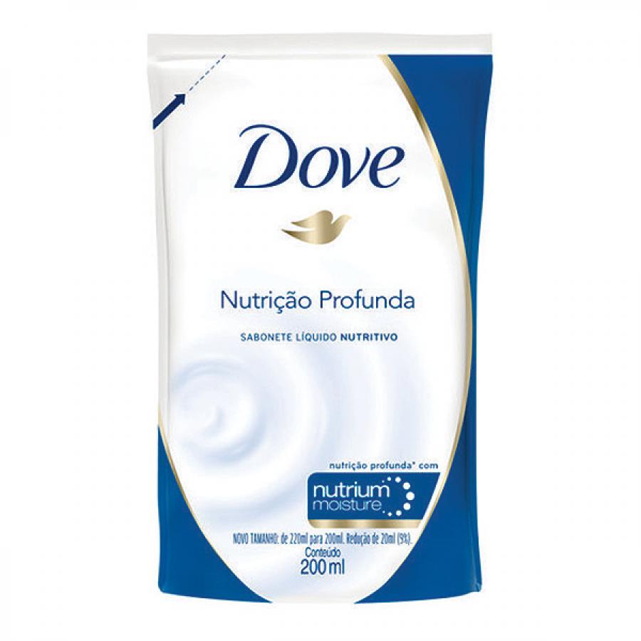 Sabonete Líquido Dove Nutrição Profunda Refil 200ml