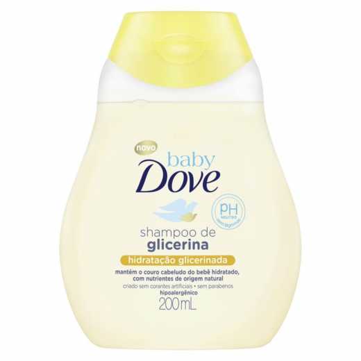 Shampoo de Glicerina Baby Dove Hidratacao Glicerinada 200ml