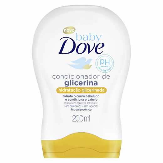 Condicionador de Glicerina Baby Dove Hidratacao Glicerinada 200ml