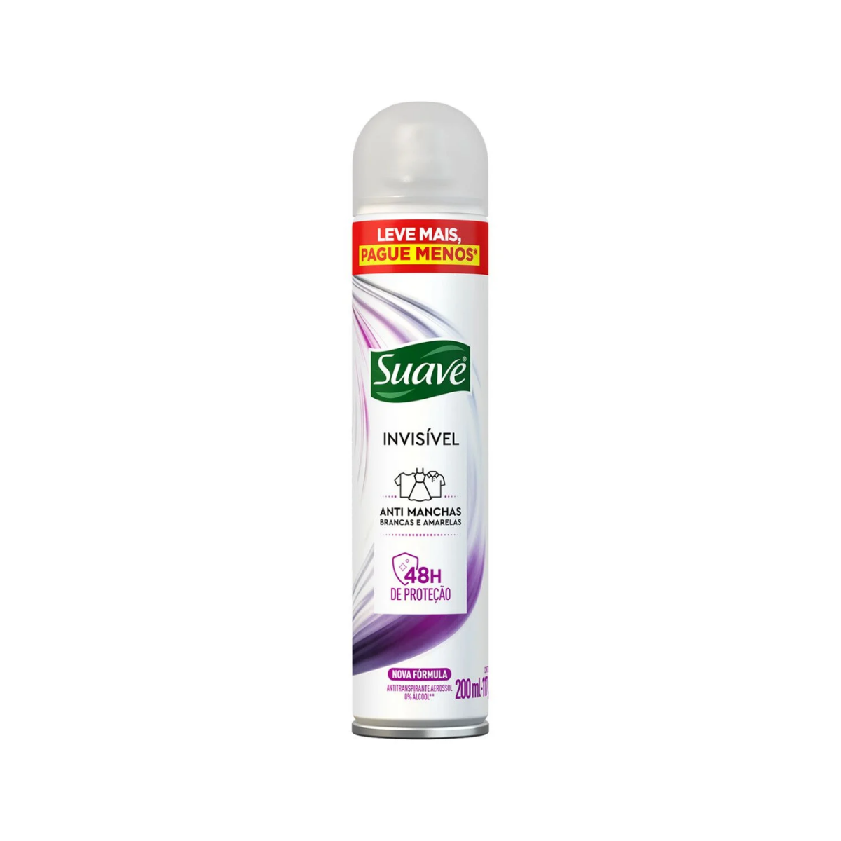 Desodorante Aerosol Suave Invisible 200Ml
