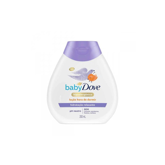 Loção Hidratante Baby Dove Hora de Dormir Hidratação Relaxante 200ml