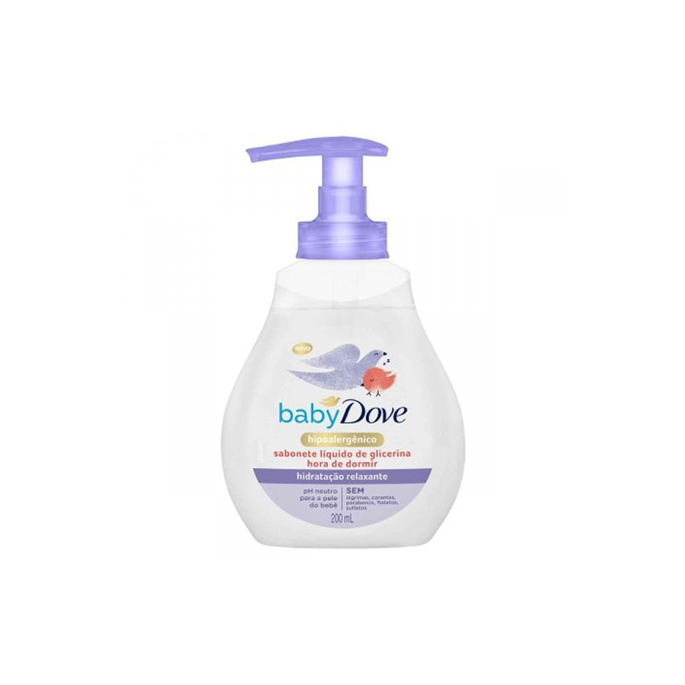 Sabonete Líquido Baby Dove Hidratação Relaxante 200ml