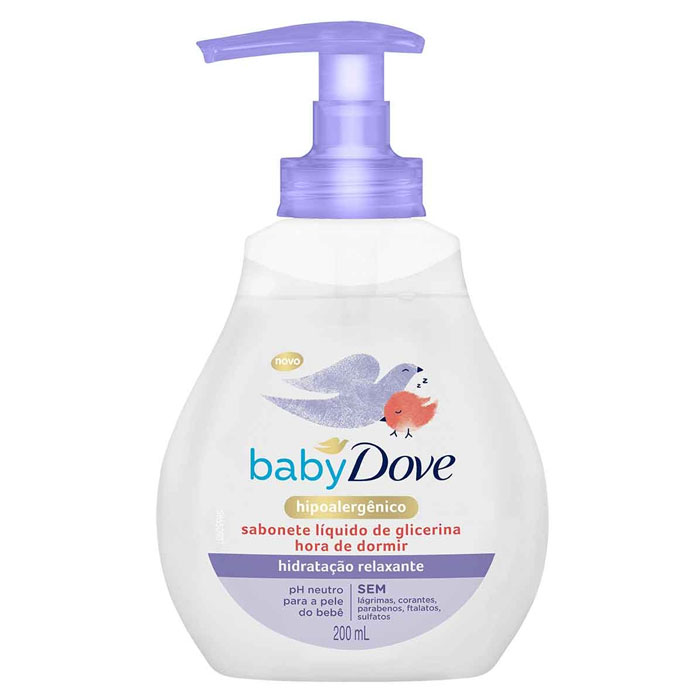 Sabonete Líquido Baby Dove Hidratação Relaxante 400ml