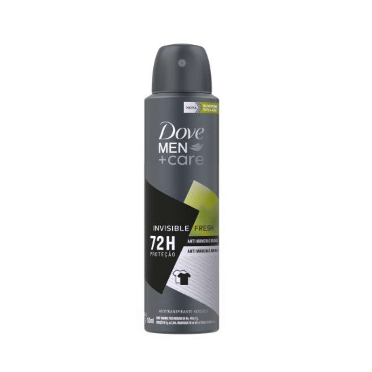 Desodorante Aerossol Dove Men+Care Invisible Fresh 72h 150Ml