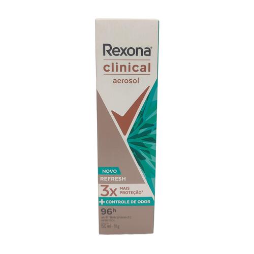 Desodorante Feminino Clinical Refresh Rexona 150ml