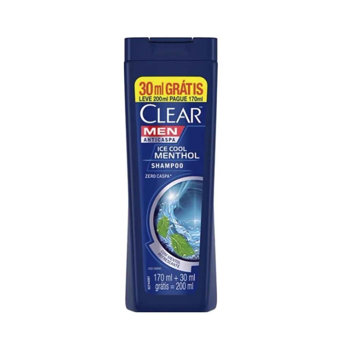 Shampoo Men Ice Cool Menthol Clear 200ml