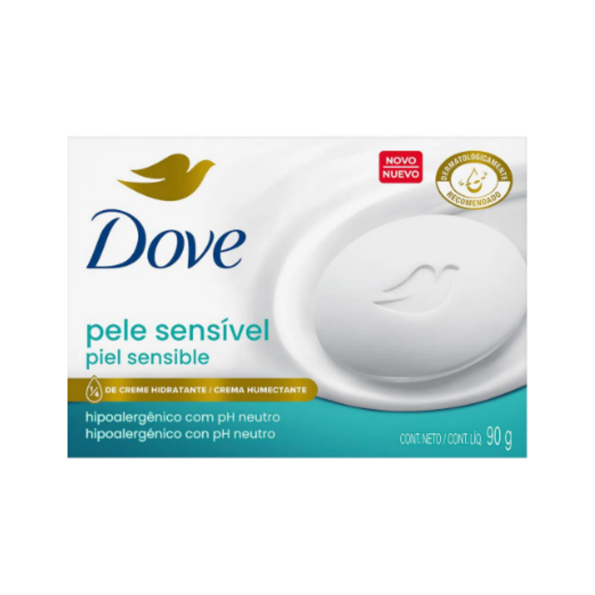 Sabonete Em Barra Pele Sensivel Dove 90g
