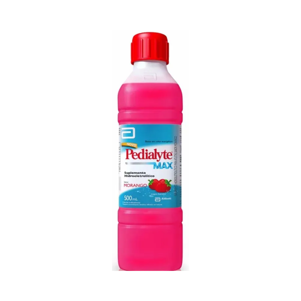 Pedialyte Max Sabor Morango Abbott 500ml