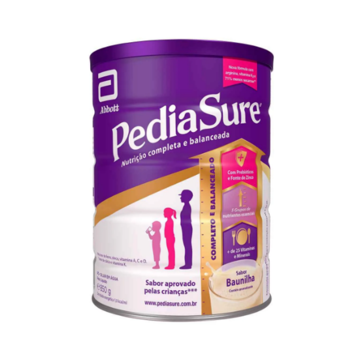 Suplemento Infantil Pediasure 4-10 Anos Baunilha Abbott 850g