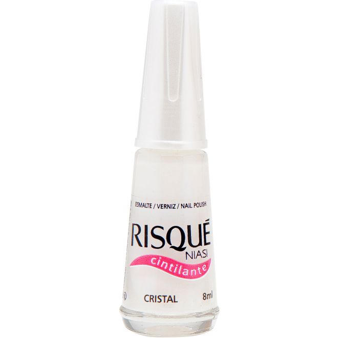 Esmalte Risque Cor Cristal Cintilante com 8ml