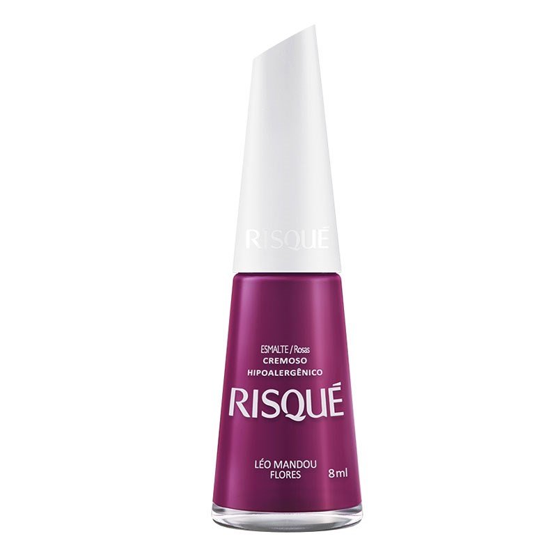 ESMALTE RISQUE CREM LEO MANDOU FLORES