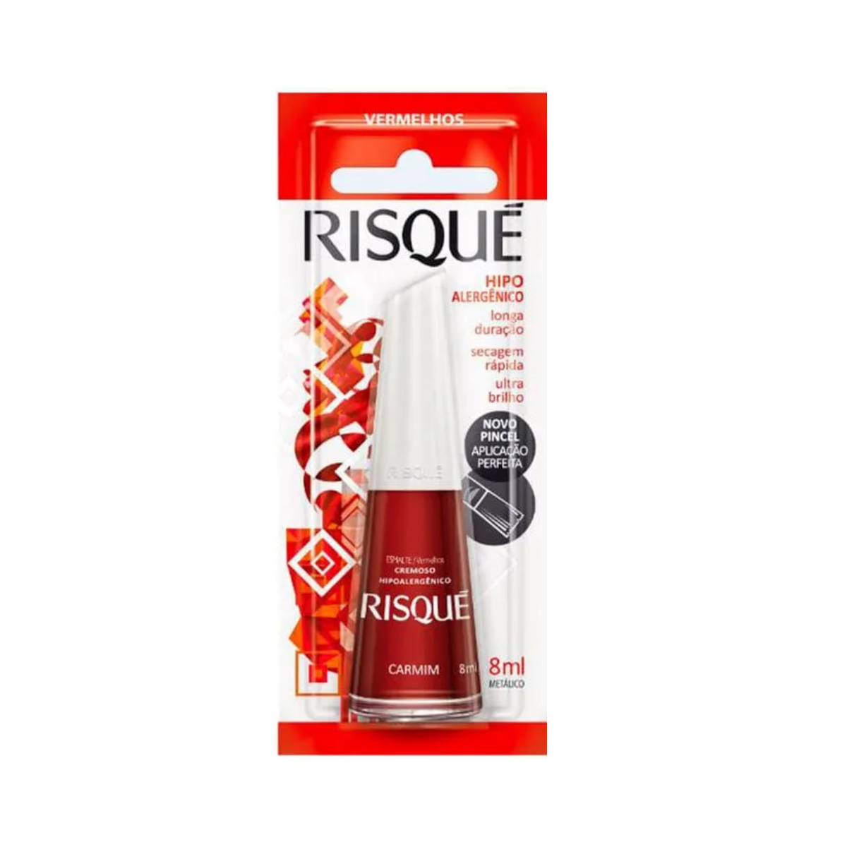 Esmalte Cremoso Carmim Risque 8ml
