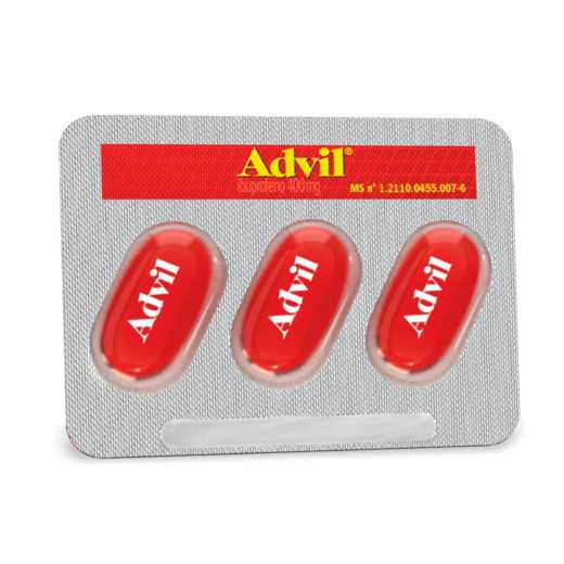 Advil 400mg blister 3 Capsulas