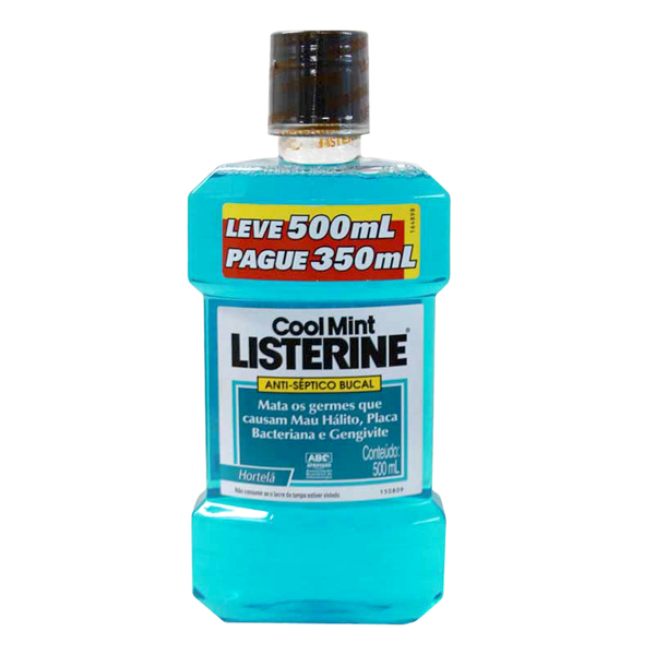 Enxaguatorio Bucal Listerine Cool Mint L500P350M