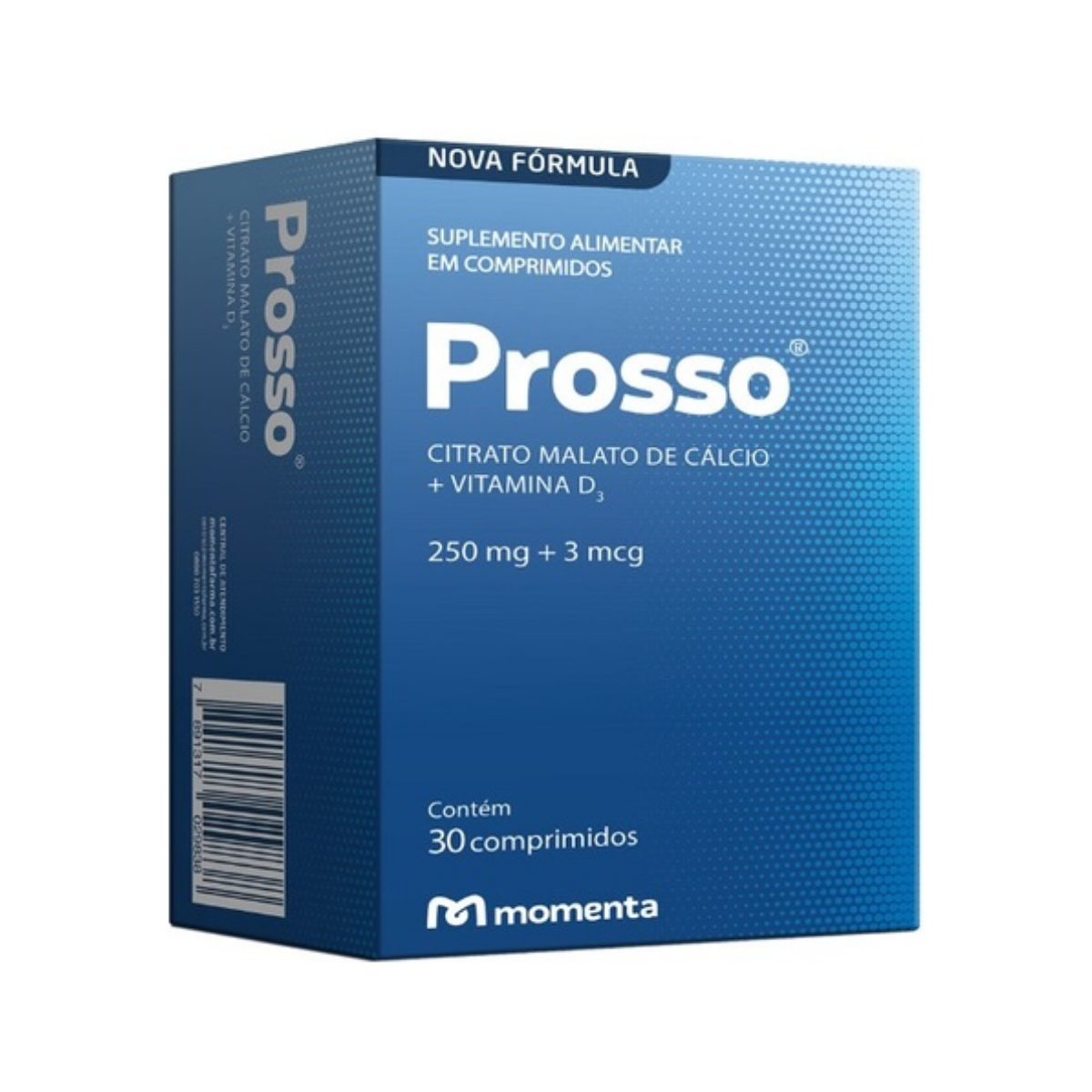 Prosso Momenta 250mg + 3mcg 30 Comprimidos