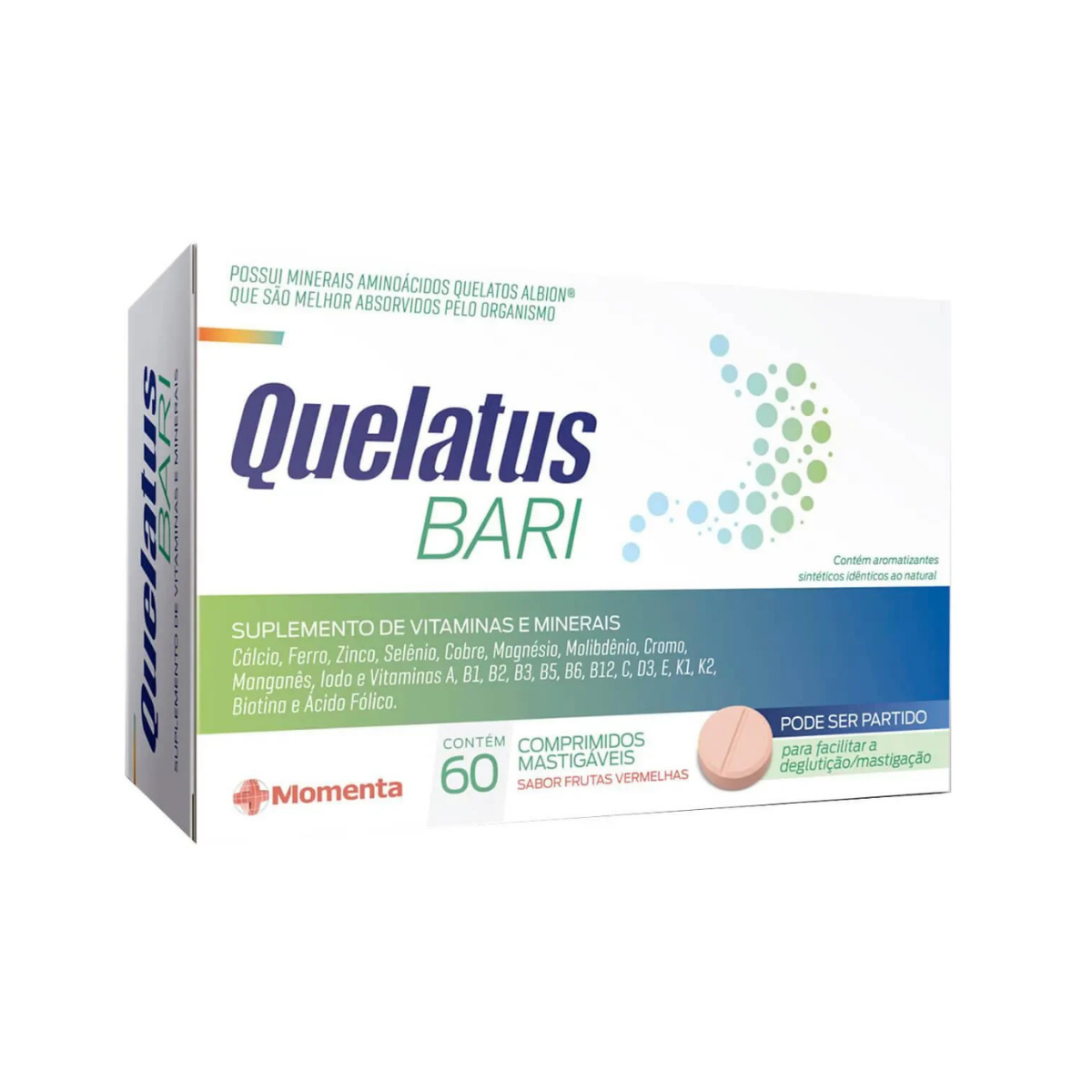 Polivitamínico Quelatus Bari Momenta 60 Comprimidos