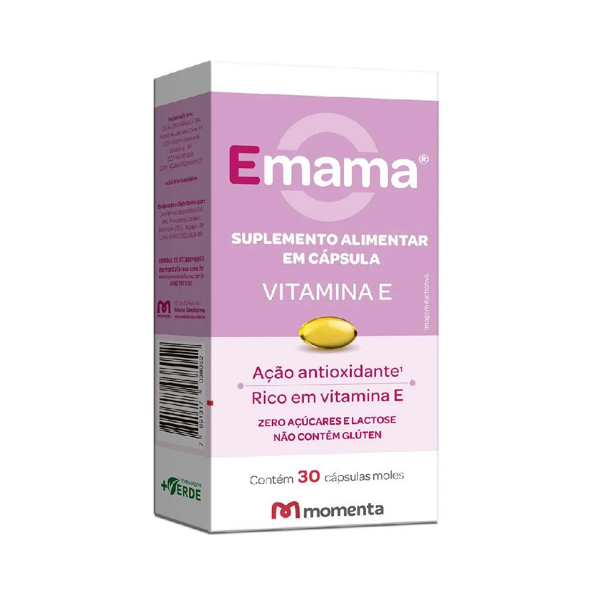 Emama Momenta 400mg 30 Cápsulas