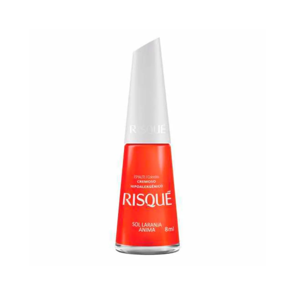 Esmalte Risque Cremoso sol laranja anima