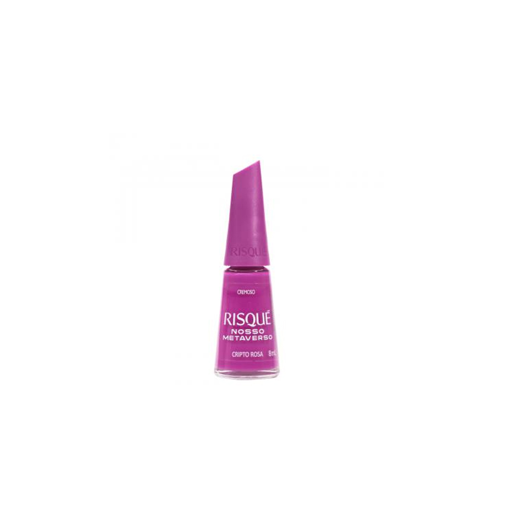 Esmalte Risqué Nosso Metaverso Cripto Rosa