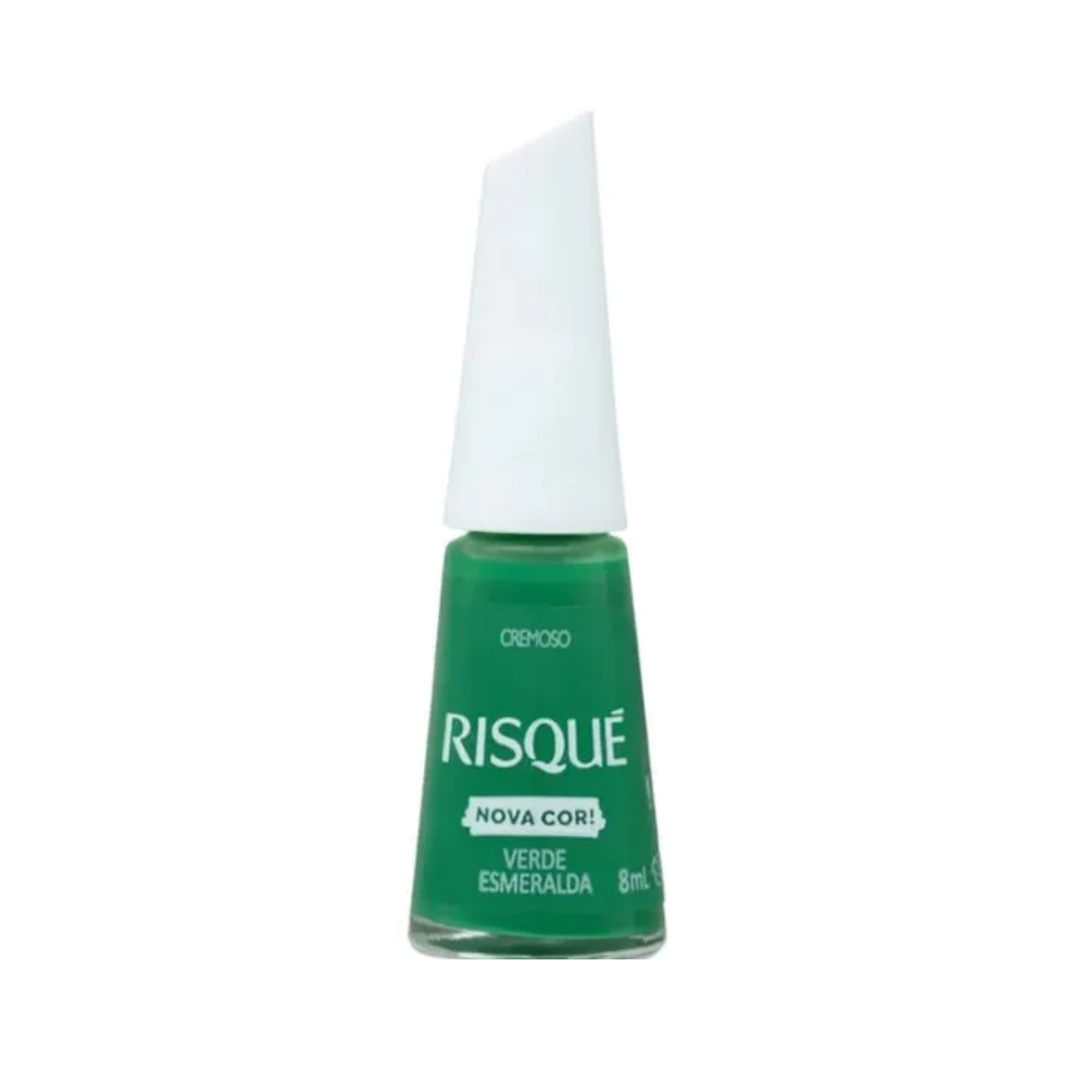 Esmalte Cremoso Verde Esmeralda Risque 8ml