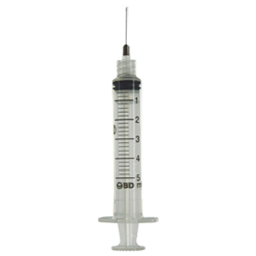 SERINGA BD SOLOMED 5ML COM AGULHA 25X7