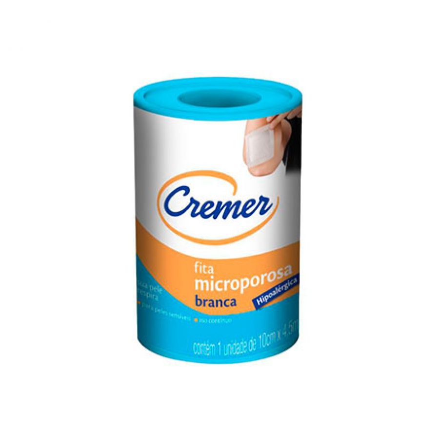 Fita Microporosa Branca Cremer 10cm x 4,5m