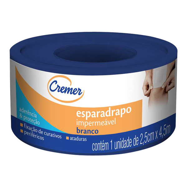 Esparadrapo Impermeavel 25MMX4,5M Cremer