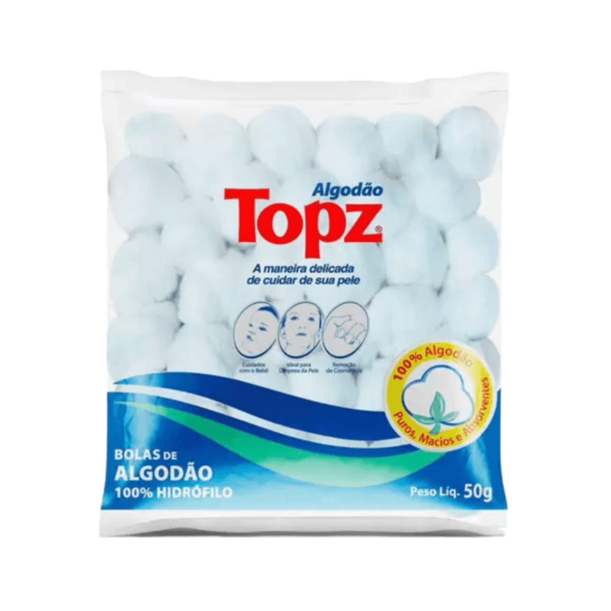 Bolas De Algodão Topz 50g