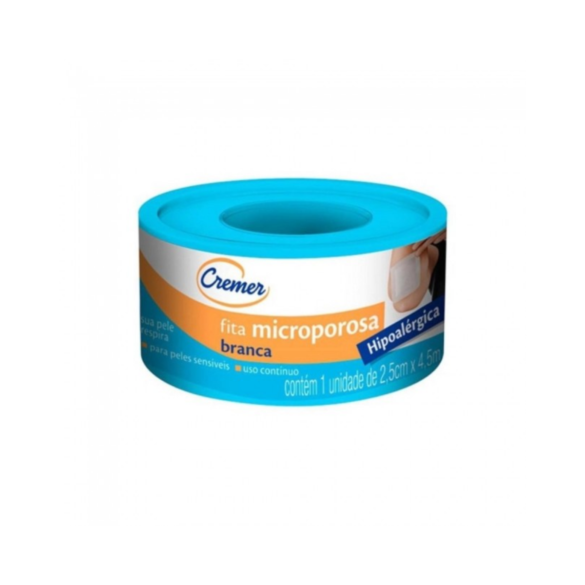 Fita Microporosa Cremer Branca 2,5X4,5Mt