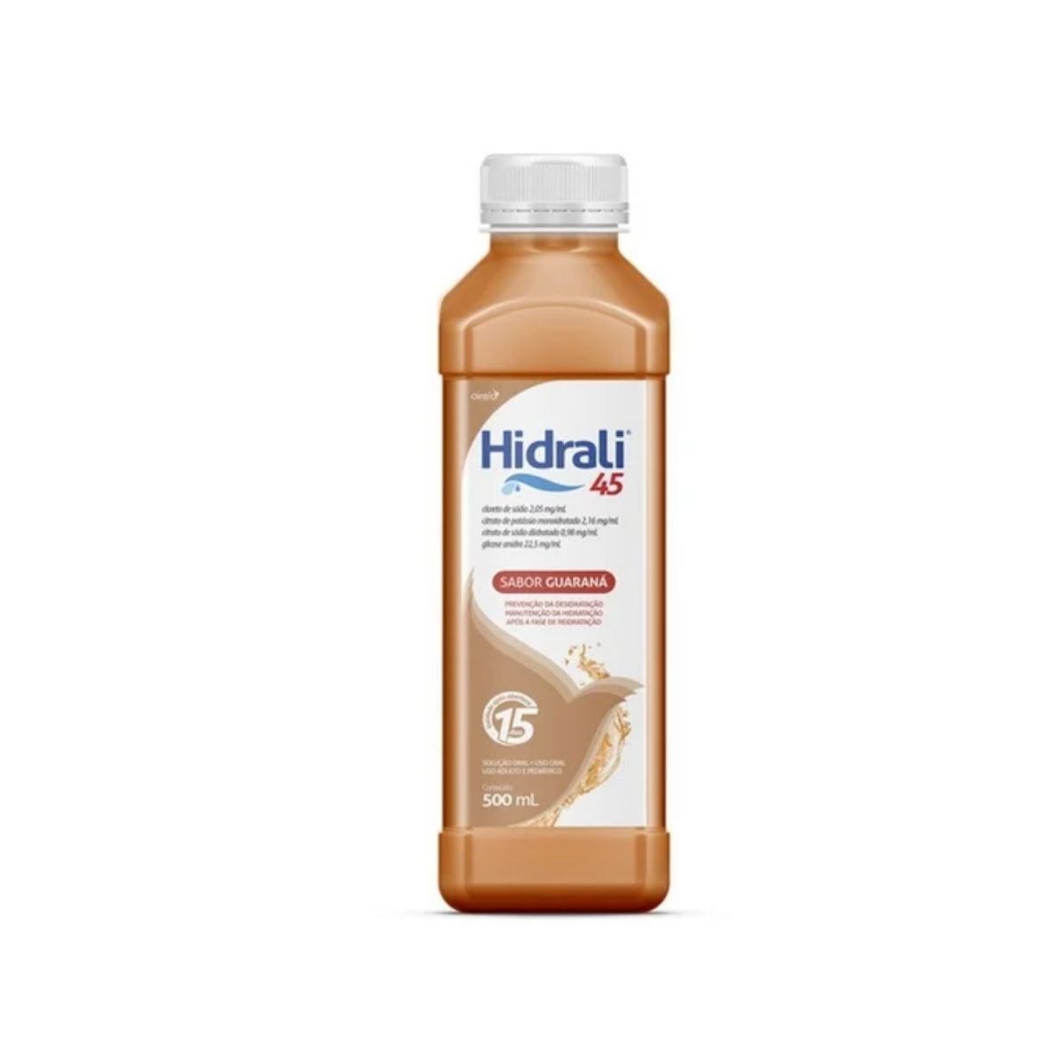 Soro de Reidratacao Hidrali 45 Sabor Guarana 500mL