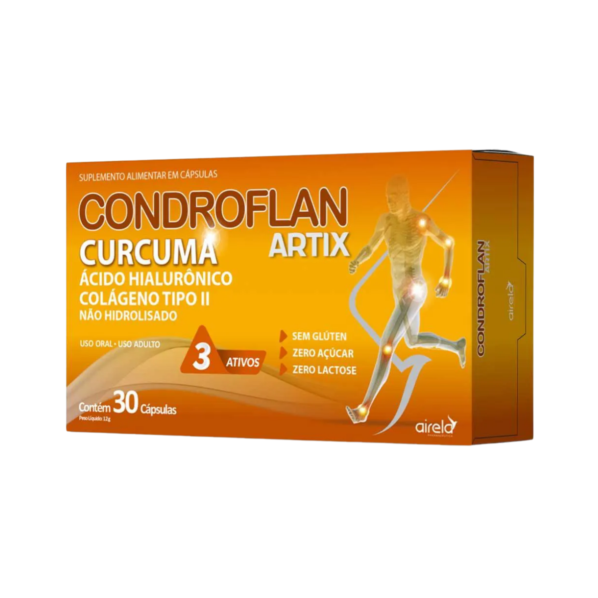 Suplemento Alimentar Condroflan Artix Airela 30 Cápsulas