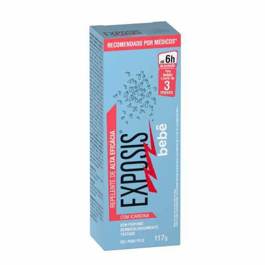 Repelente em Gel Exposis Bebe 117ml