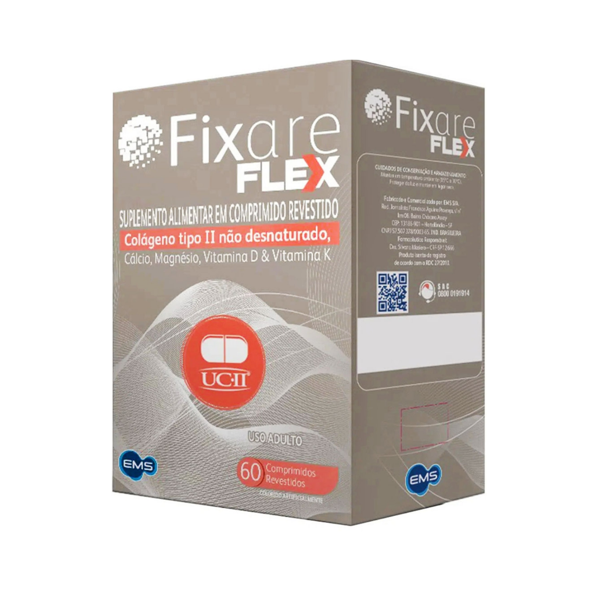 Suplemento Alimentar Fixare Flex 60 Comprimidos
