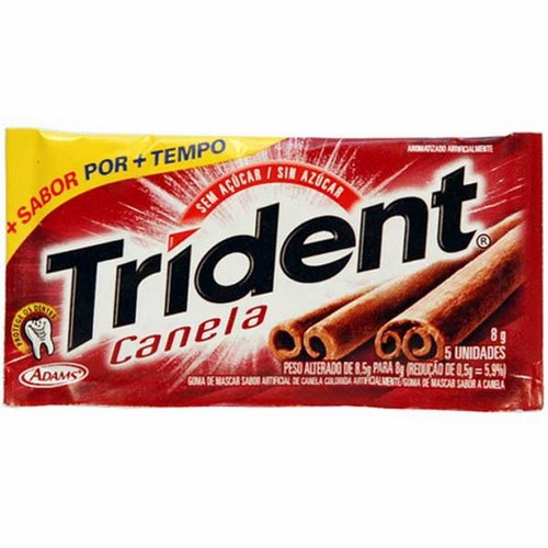 Chiclete Trident Canela 8G
