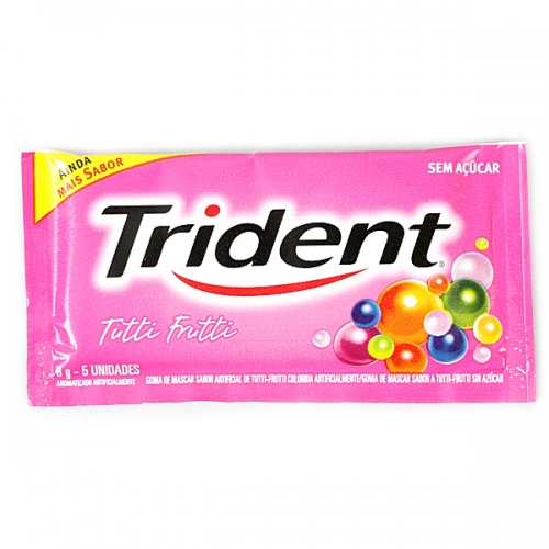 Chiclete Trident  Tutti frutti com  5 unidades