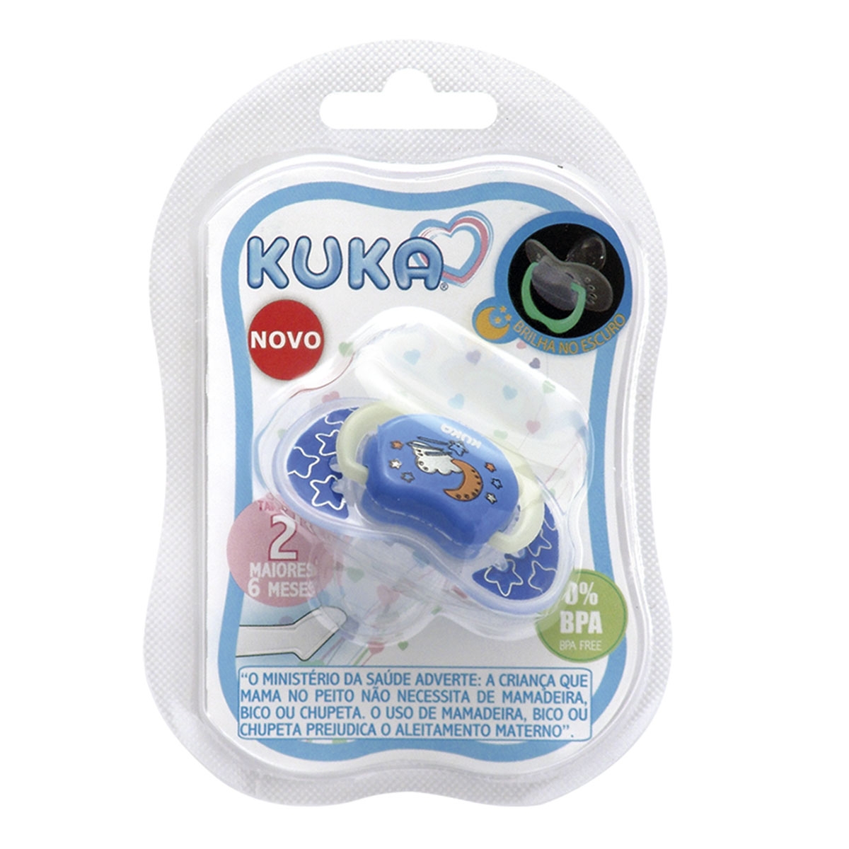 Chupeta Kuka Lumina 6+ meses, azul