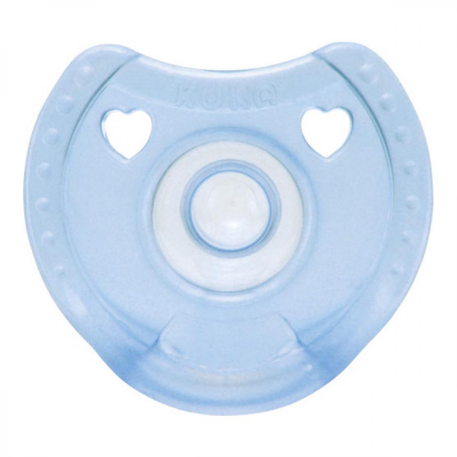 Chupeta Kuka Soft Orto 0 a 6 meses, azul com 1 unidade