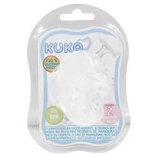 Chupeta Kuka Color 6+ meses, transparente