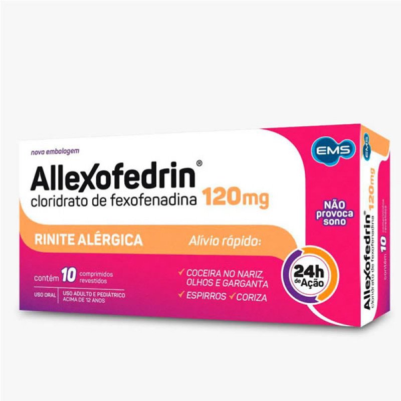 Allexofedrin 120mg 10 comprimidos