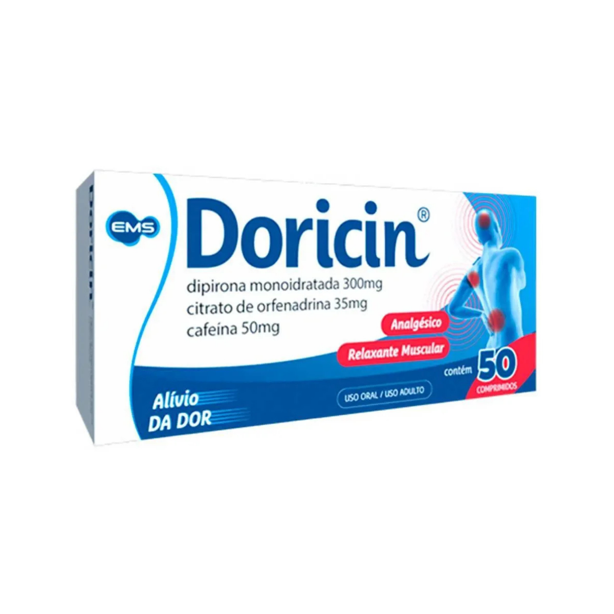 Doricin EMS 35mg + 300mg + 50mg 50 Comprimidos