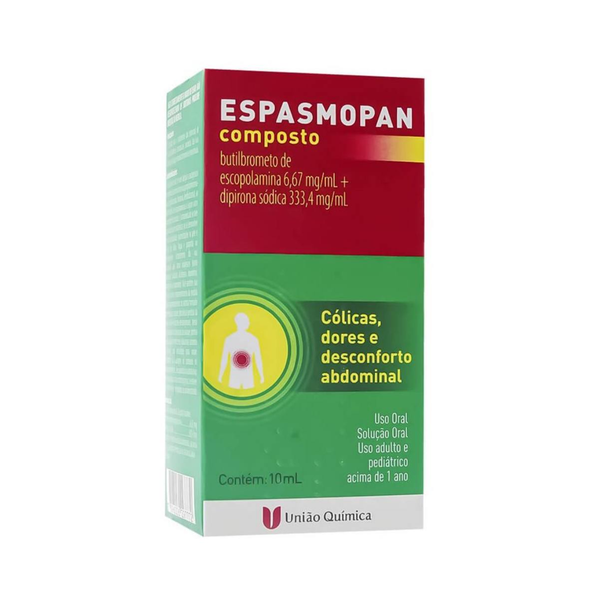 Espasmopan Composto Uniao Quimica 6,67mg/ml + 333,4mg/ml 10ml