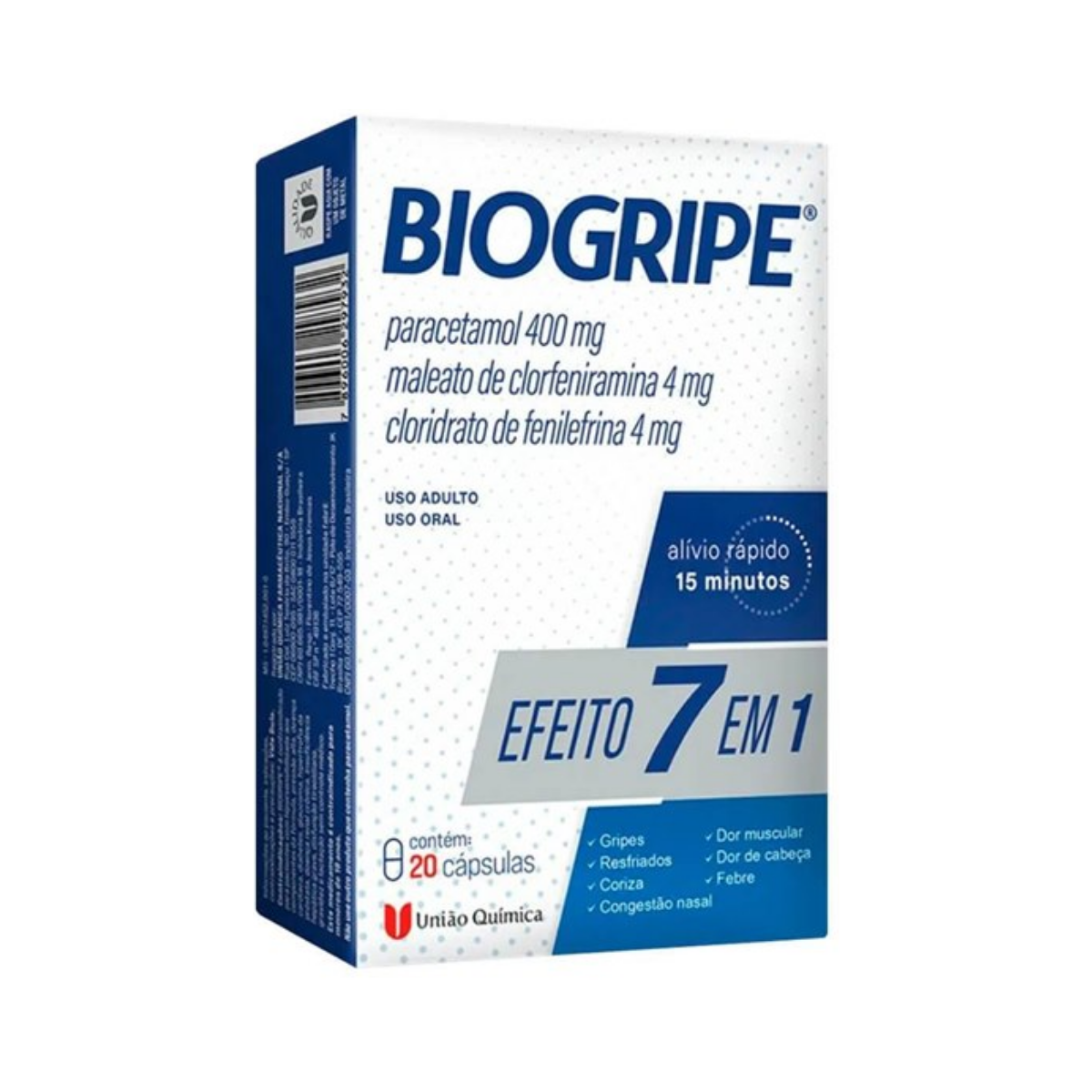 Biogripe Uniao Quimica 20 Comprimidos
