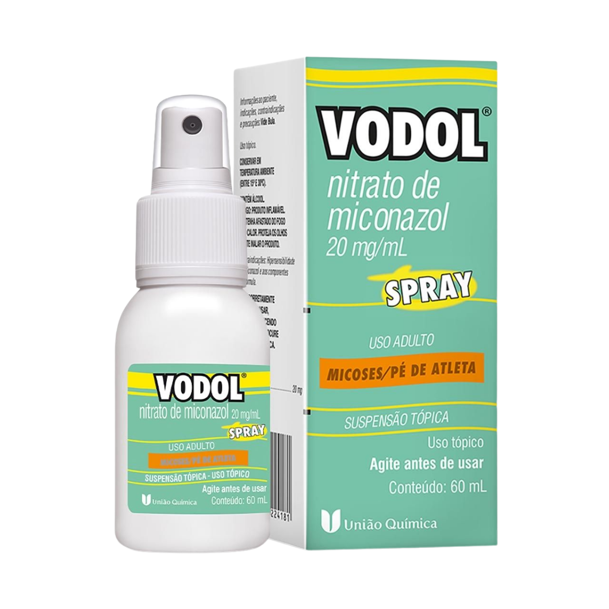 Vodol Spray União Química 60ml