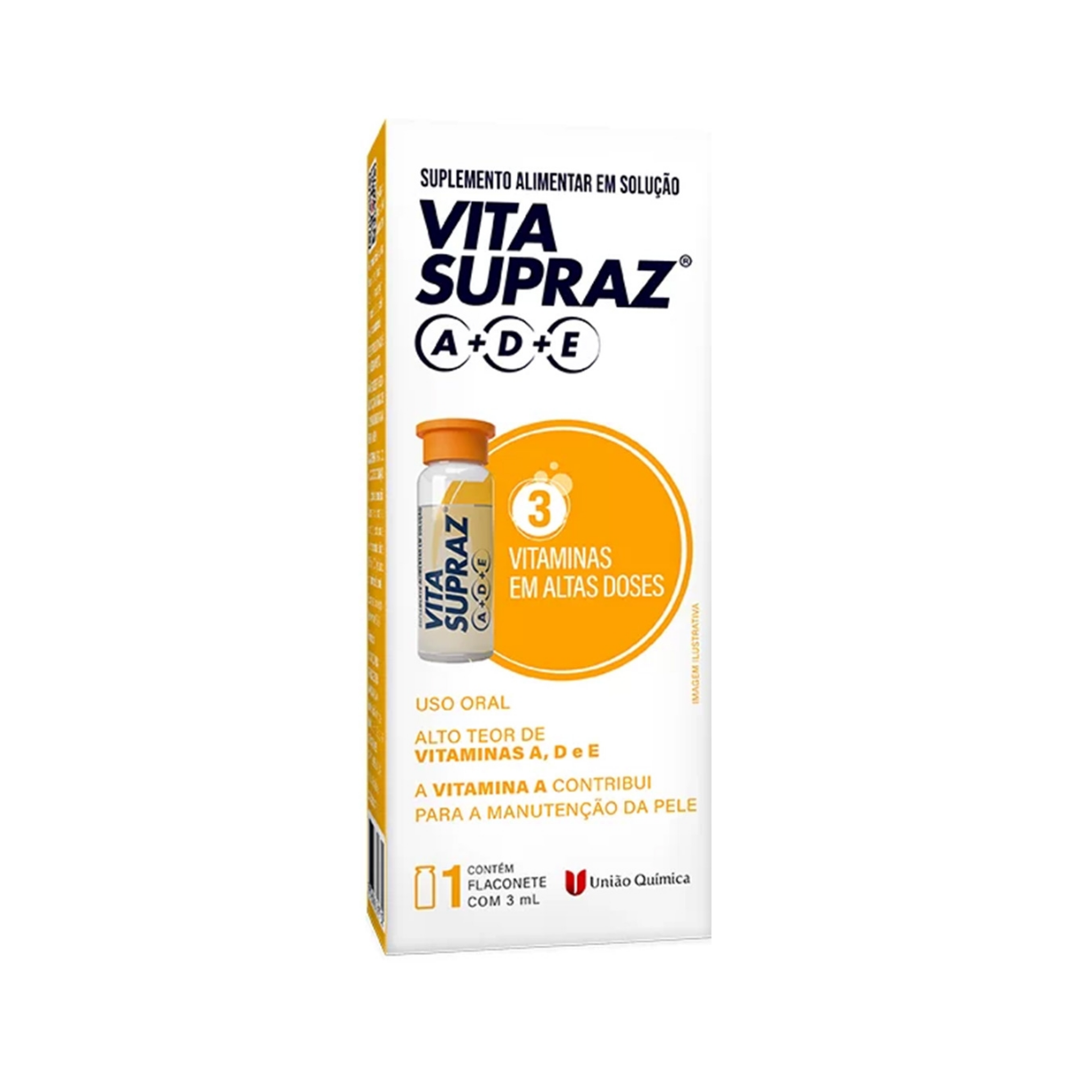 Vita Supraz A+D+E União Química 1 Flaconete