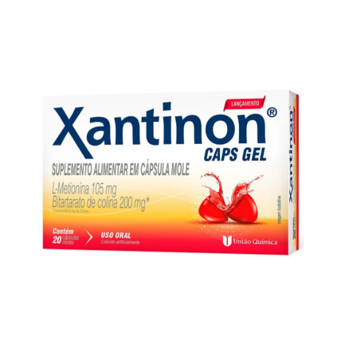 Xantinon Uniao Quimica 20 Capsulas