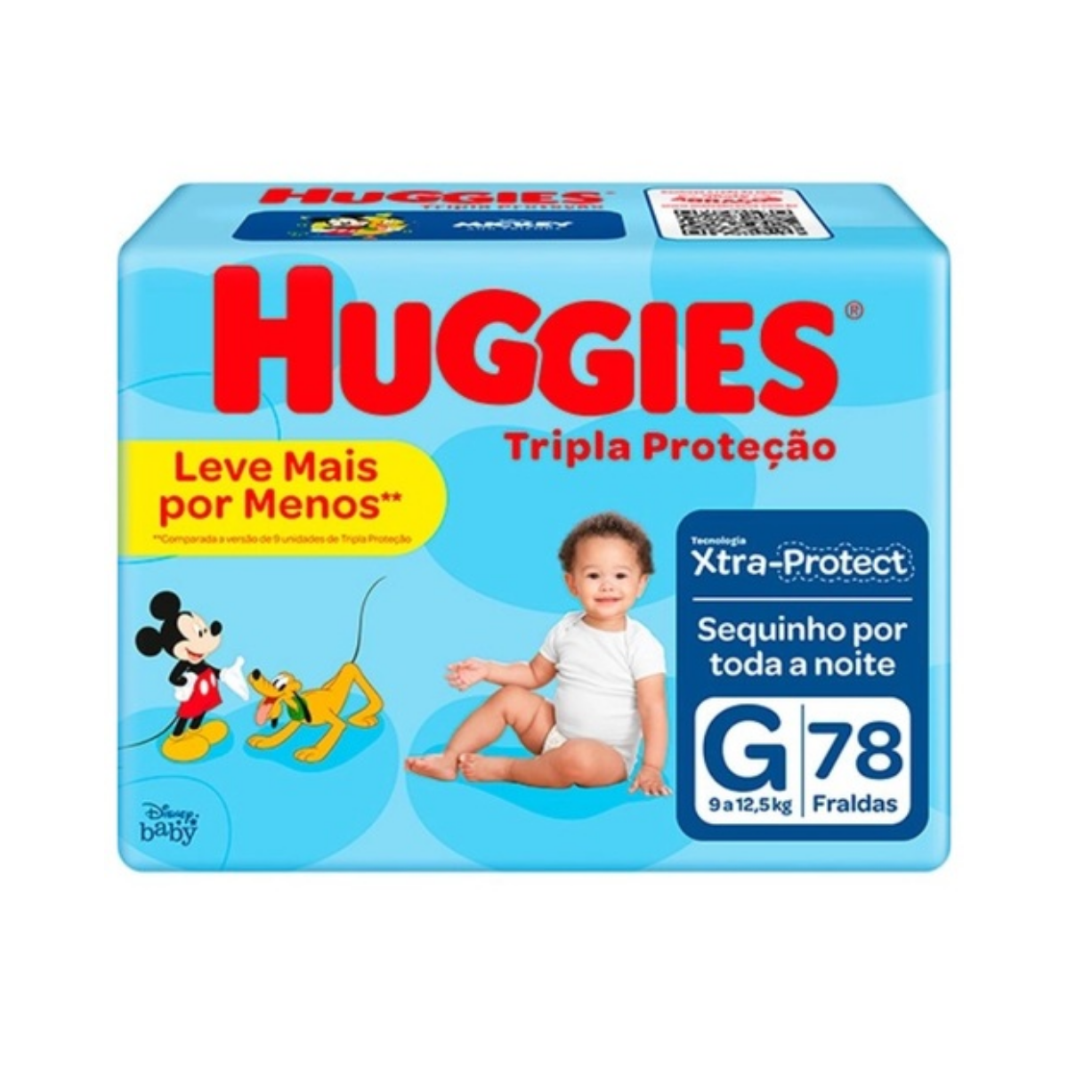 Fralda Huggies Tripla Proteção G 78 Unidades