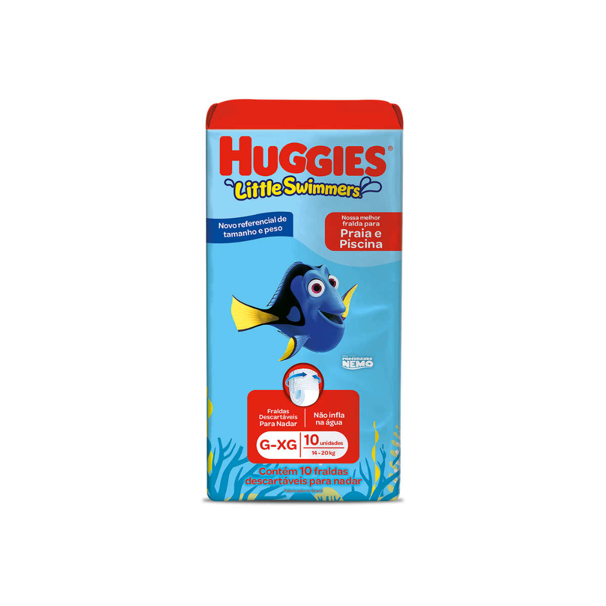 Fralda para Piscina Huggies Little Swimmers G/XG 10 Unidades