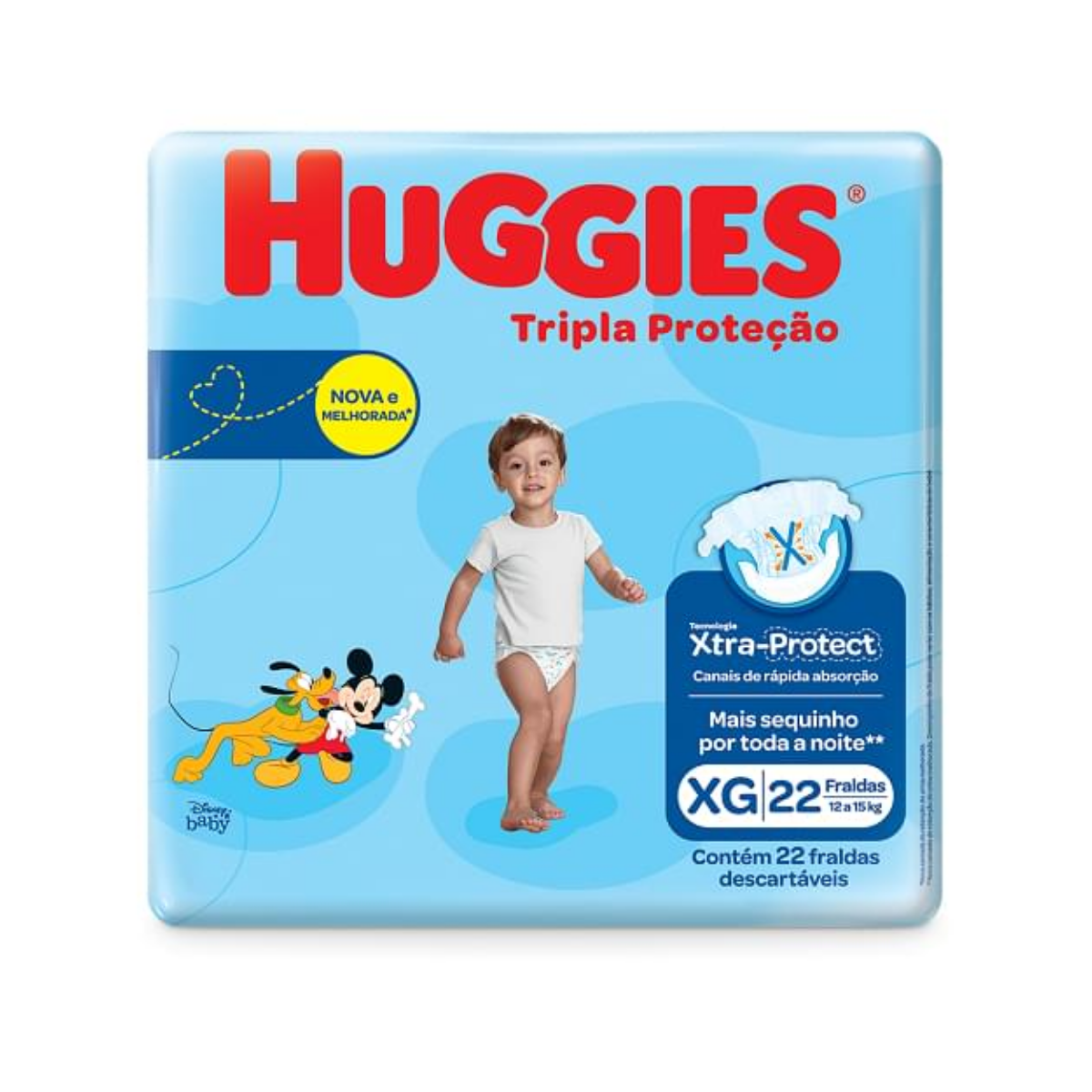 Fralda Huggies Tripla Protecao XG 22 unidades